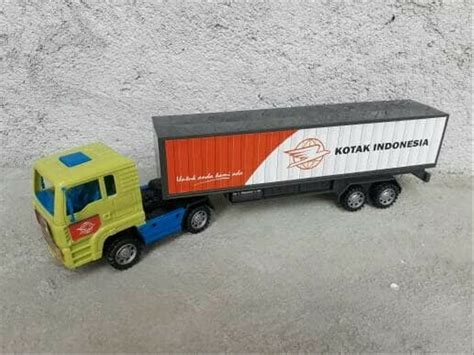 jual mainan truk kontainer mobil trailer anak edukatif edukasi