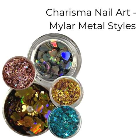 charisma nail art mylar metals efb salon supplies absolute spa