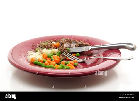 plate  left  food stock photo alamy