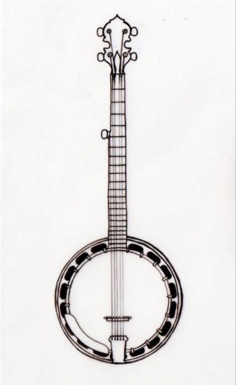 A Perfectly Simple Banjo Tat Design Relationship Banjo