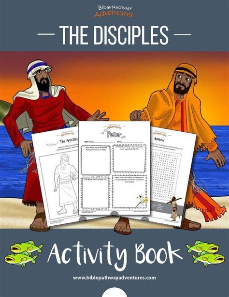 disciples activity book  kids printable disciples