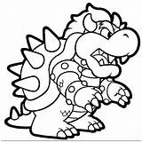 Bowser Coloring Mario Pages Super Kids Printable Colorings Sheets Board Getdrawings Bros Book Cartoon Choose Lucy sketch template