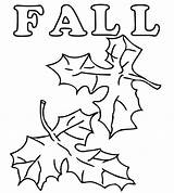 Coloring Fall Pages Autumn Printable Leaves Kids Preschoolers Color Print Disney Getcolorings sketch template