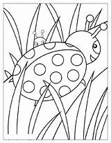 Biedronka Collage Coloriage Kolorowanka Coccinelle Printemps Gommettes Ausmalbilder Insekt Dessin Druku Briconounou Verton Papiers Ete Wydrukuj Malowankę Drukowania Ponts Envers sketch template