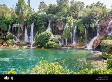 kravice waterfalls bosnia  herzegovina ljubuski stock photo alamy