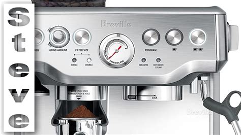 breville barista express coffee machine unboxing  review youtube