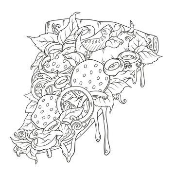 pizza toppings coloring pages check spelling  type   query