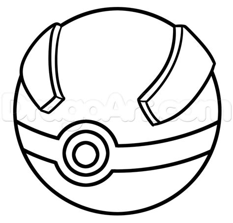 pokemon coloring pages pokeball  getdrawings