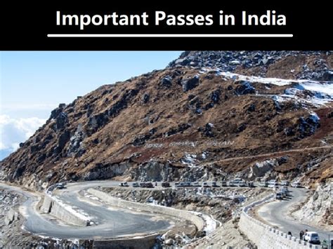 important passes  india