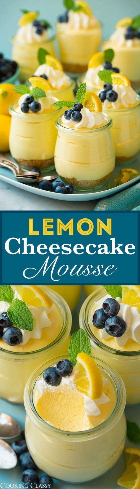 hacer esta deliciosa mousse de tarta de limón con sólo