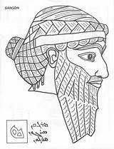 Mesopotamia Coloring Pages Drawing Ancient Sargon Sculpture Hammurabi Clipart Sketch Kids Color Egypt Ziggurat Gilgamesh Babylon Drawings Colouring Vbs Clip sketch template
