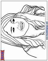 Coloring Louane Coloriage Marion Singer Actress French Easterwood Lisa sketch template