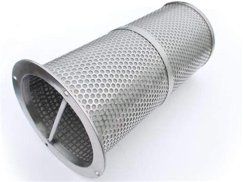 stainless steel temporary strainers perforated metal temporary filters
