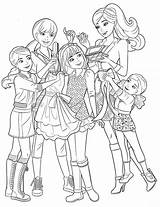 Barbie Pages Coloring Colouring Sisters Her Friends Family Sheets Little Kids Para Print Ken Colorir Princess Desenhos Ballerina Infantis Color sketch template