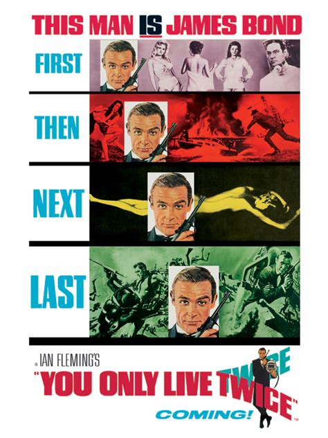 James Bond You Only Live Twice Teaser Canvas Print