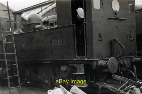 photo 6x4 railway steam engine 30102 ex lswr b4 0 4 0 at eastleigh