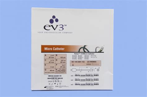 Ev3 105 5081 153 Ev3 Rebar 18 Microcatheter 153cm Dual Marker Band