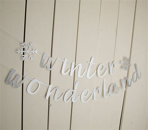 winter wonderland banner winter onederland party theme  birthday