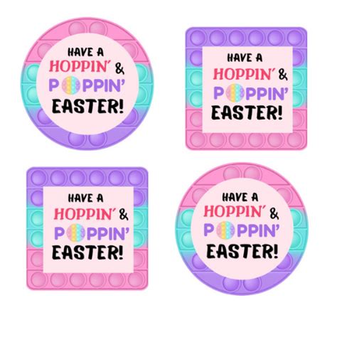 pop  toy easter printable