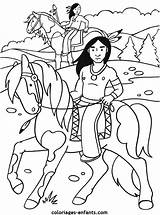 Coloriage Indien Coloriages Maternelle Indiens Imprimer Cowboy Cheval Dessin Colorier Amerique Indianer Utile Yakari Indianen sketch template