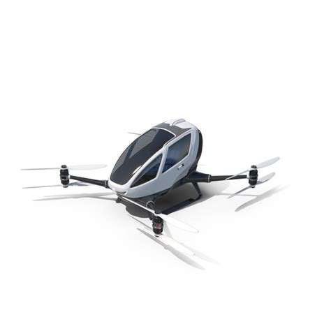 ehang  single passenger drone png images psds   pixelsquid