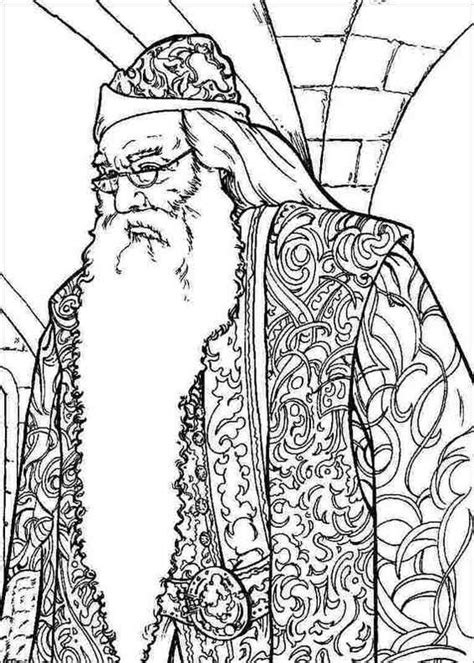 dumbledore coloring pages coloring home