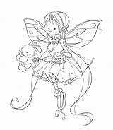 Coloring Pages Stamps Fairy Digital Marina Fedotova Adult Digi Kids Ak0 Cache Color Whimsy Print Mom Book Choose Board Centerblog sketch template