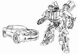 Transformers Bumblebee Prime Optimus Robota Kolorowanki Autobot Bots Druku Mytopkid sketch template