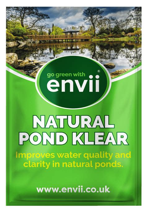envii natural pond klear green water treatment envii
