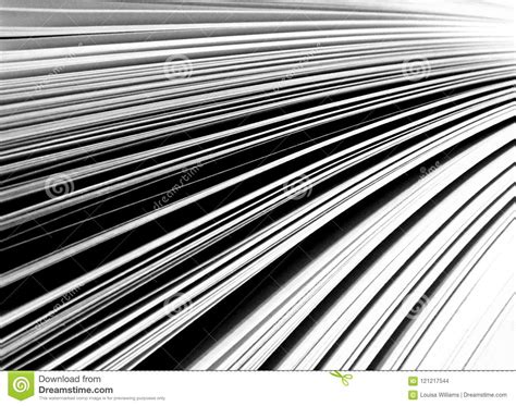 black  white book pages close  stock photo image  gray