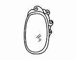 Espejo Espelho Specchio Espejos Marcos Emoldurado Incorniciato Miroir Acolore Encadre sketch template