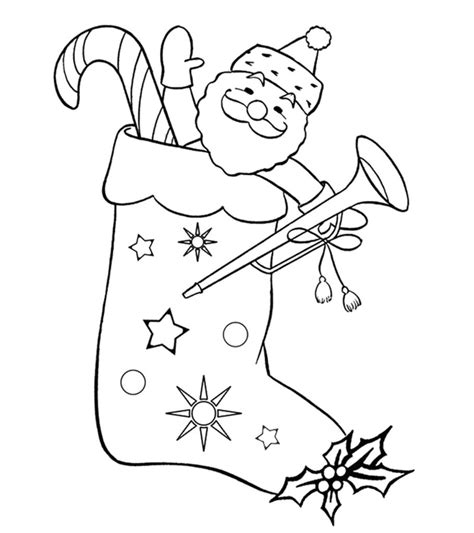 top   printable christmas stocking coloring pages