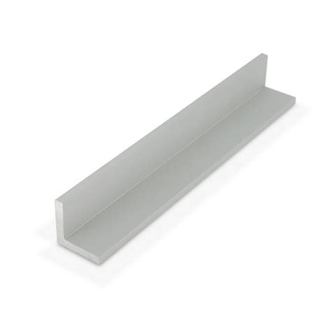 outwater industries extruded  degree aluminum angle alu   satin finish