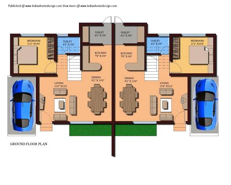 source  modern twin house plans sqft bedroom home design home building plans