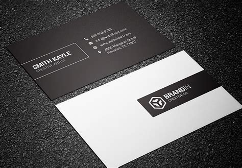 Black And White Business Card Bundle Graphic Pick