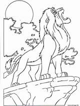 Lion Roi sketch template