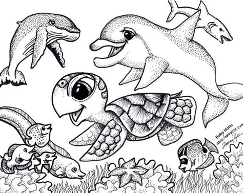 baby animal coloring pages  adults