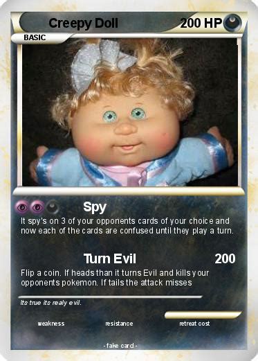 Pokémon Creepy Doll 8 8 Spy My Pokemon Card