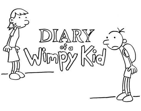 diary   wimpy kid coloring pages  print smart kiddyblogspotcom