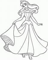 Aurora Coloring Princess Pages Sleeping Disney Beauty Printable Drawing Dress Wedding Her Isabella Baby Castle Happily Walk Color Print Dancing sketch template