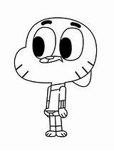 Gumball sketch template