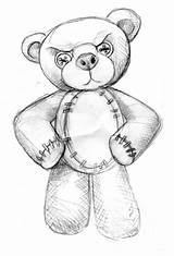 Bear Teddy Drawing Gangsta Drawings Tattoo Evil Gangster Tattoos Sketch Mickey Mouse Cartoon Name Getdrawings Paintingvalley Teddybear Collection Creepy Cool sketch template
