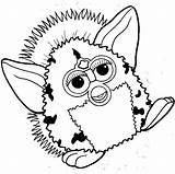 Furby Colouring Furbys sketch template