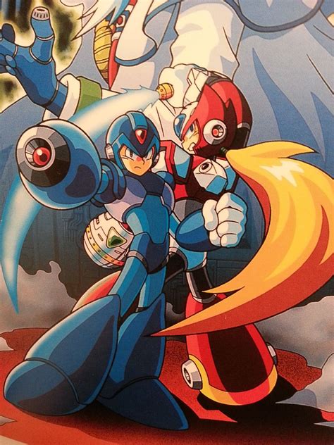 Megaman X And Zero Mega Man Art Retro Artwork Anime