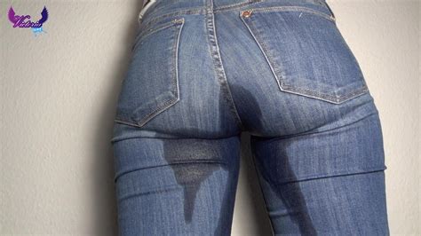 Girl Peeing In Her Jeans Jeans Wetting
