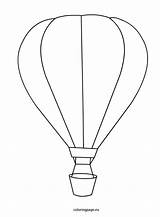 Balloon Air Hot Coloring Template Pages Printable Balloons Drawing Basket Clipart Print Simple Preschool Clip Getdrawings Transportation Pixelated Popular Drawings sketch template