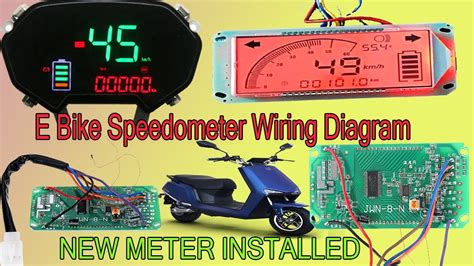 cheap chinese lcd screen  electric bike  bike speedometer wiring diagramnew meter