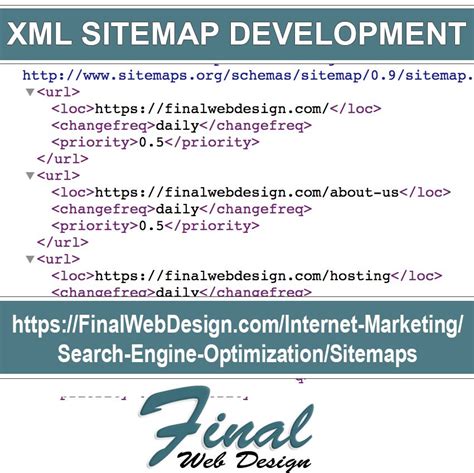 sitemaps web development detailed map search engine