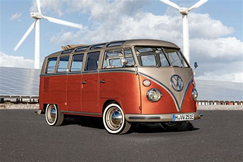 volkswagen  supposed  launch   electric  bulli  bus   techno classica