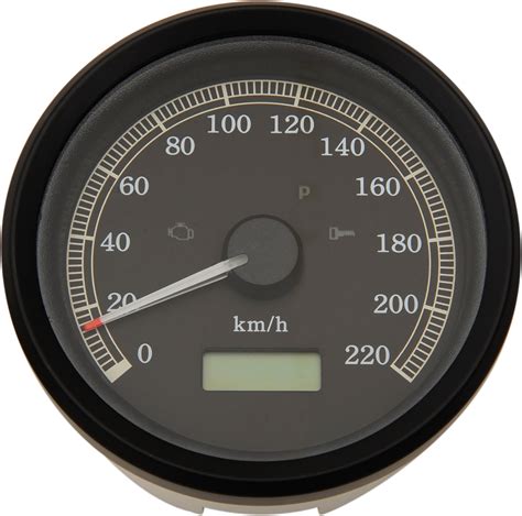 drag specialties electronic kmh speedo speedometer   harley sportster dyna ebay